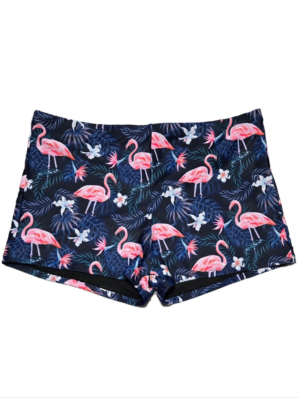 Flamingo Print Women's Swim Shorts Size 18W